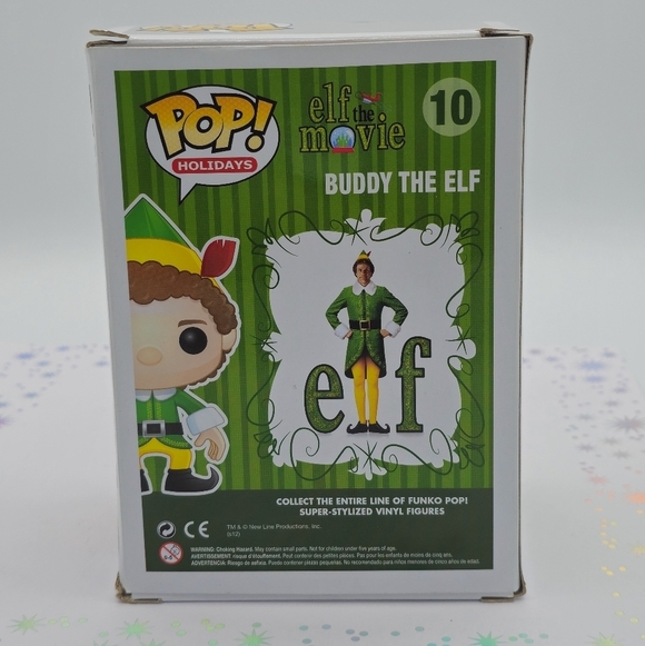 Funko POP! Elf the Movie Buddy the Elf #10 Vinyl Figure - Picture 5 of 7